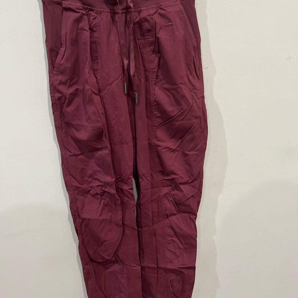 Burgundy Lululemon Dance Pants